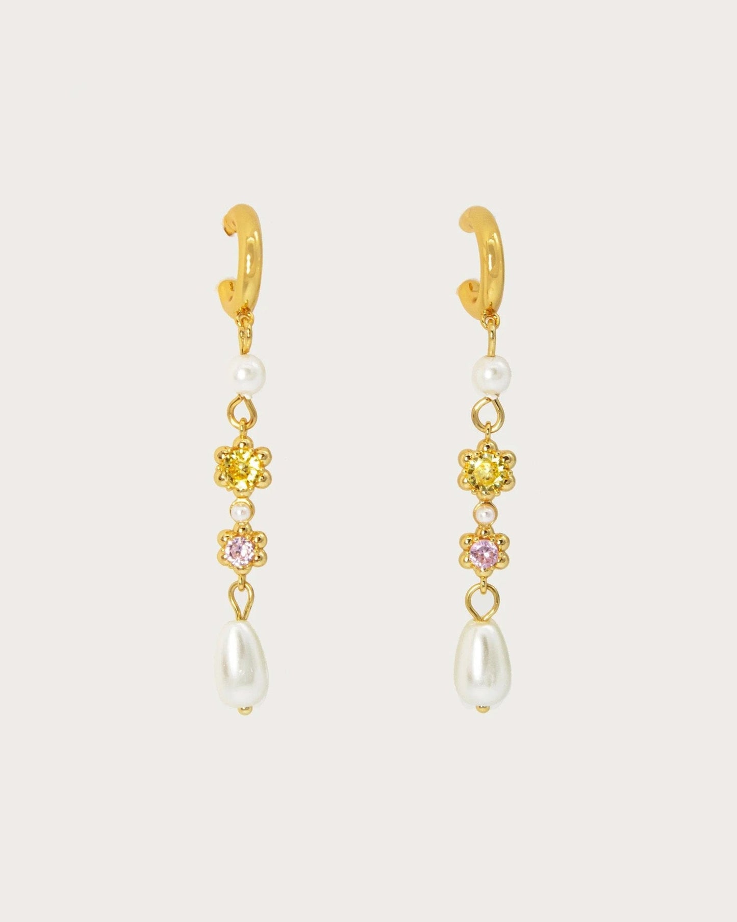 Flower Drop Earrings