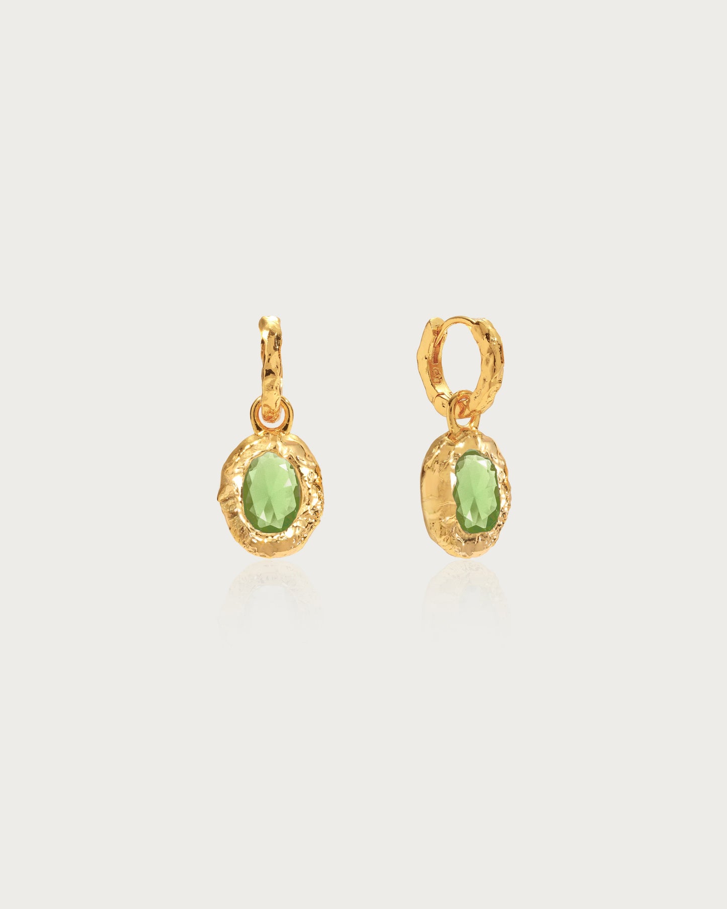 August Birthstone Earrings - Peridot