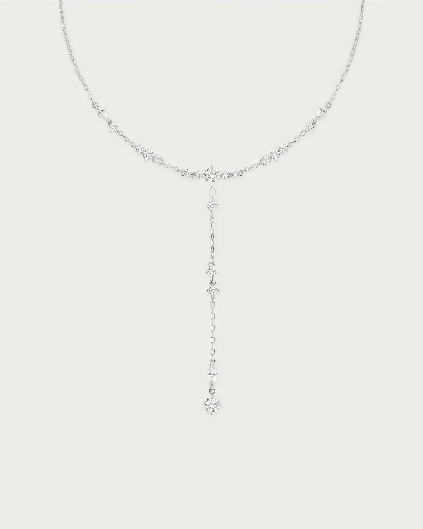 Adriana Necklace in Silver
