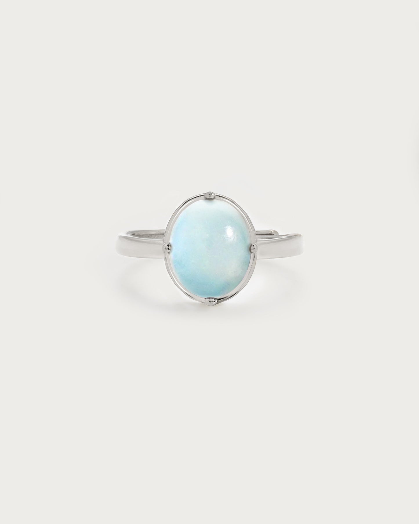 Aquamarine Ring in Silver