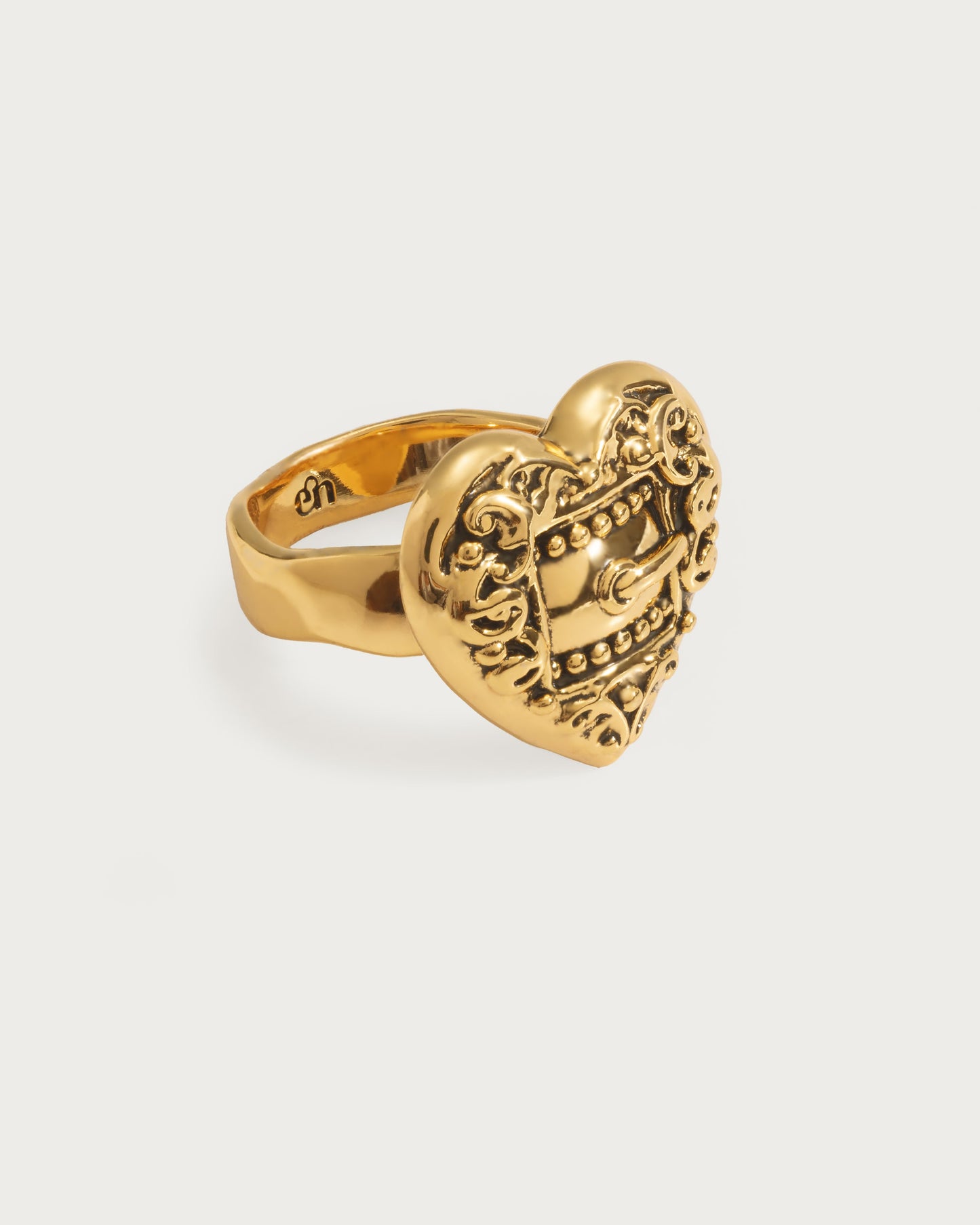 Belted Heart Ring
