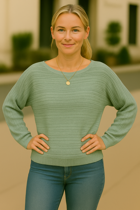 Sea Blue Sweater