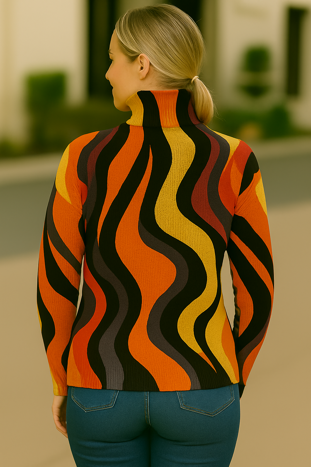 Striped Colourful Sweater