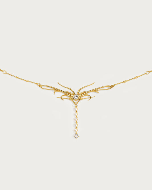 Dripping Waist Chain in Gold