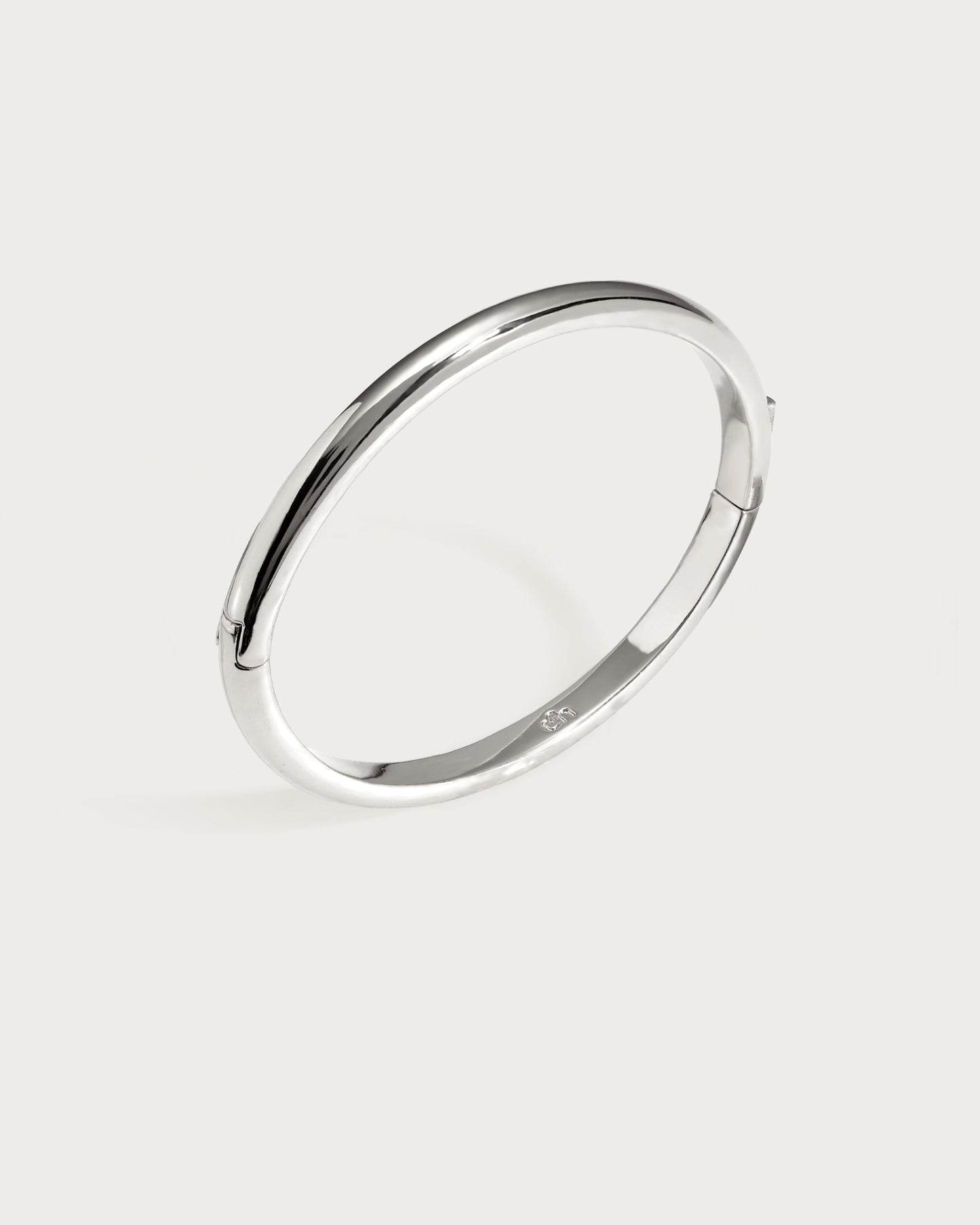 Dustlight Plain Bangle in Silver