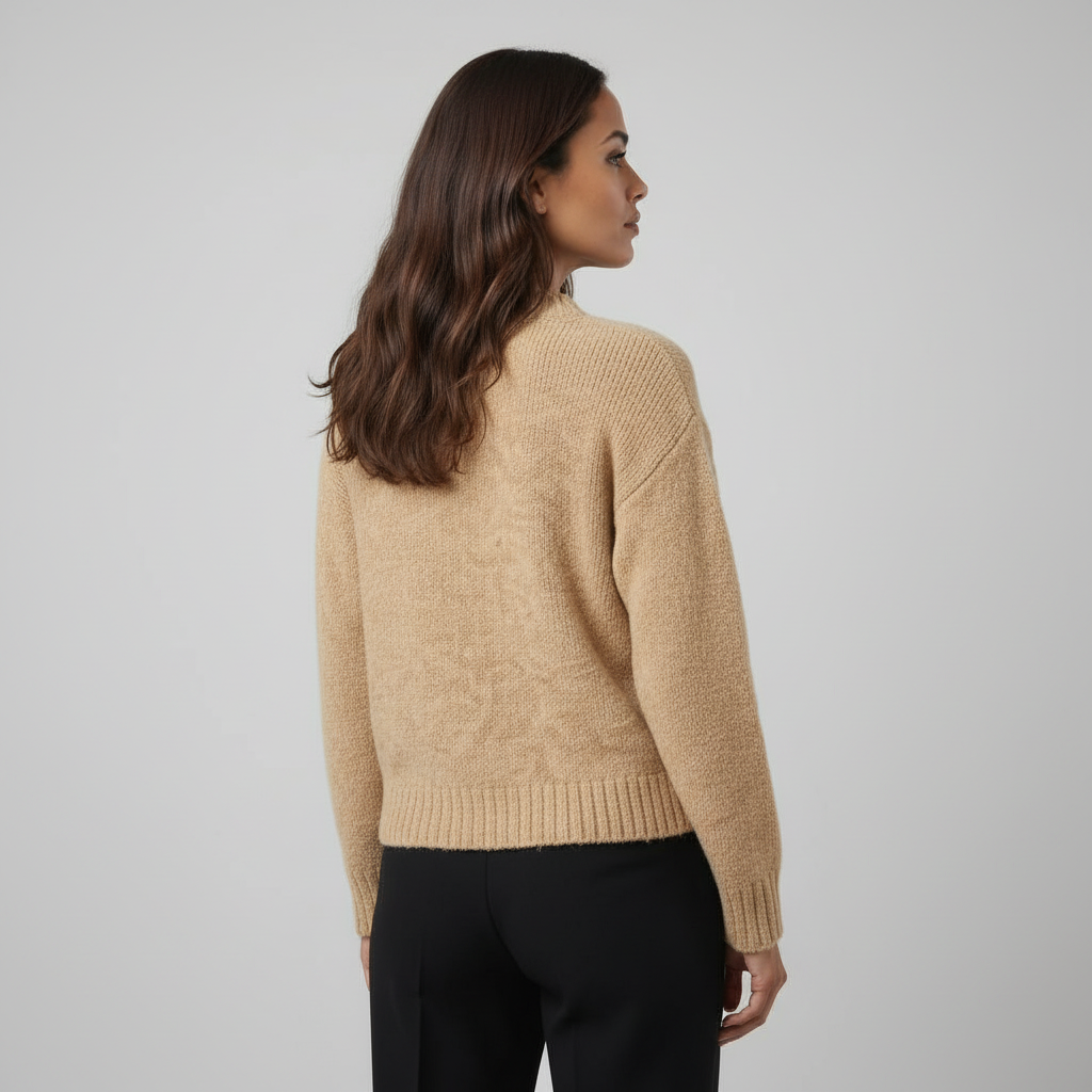 Sweater with art face