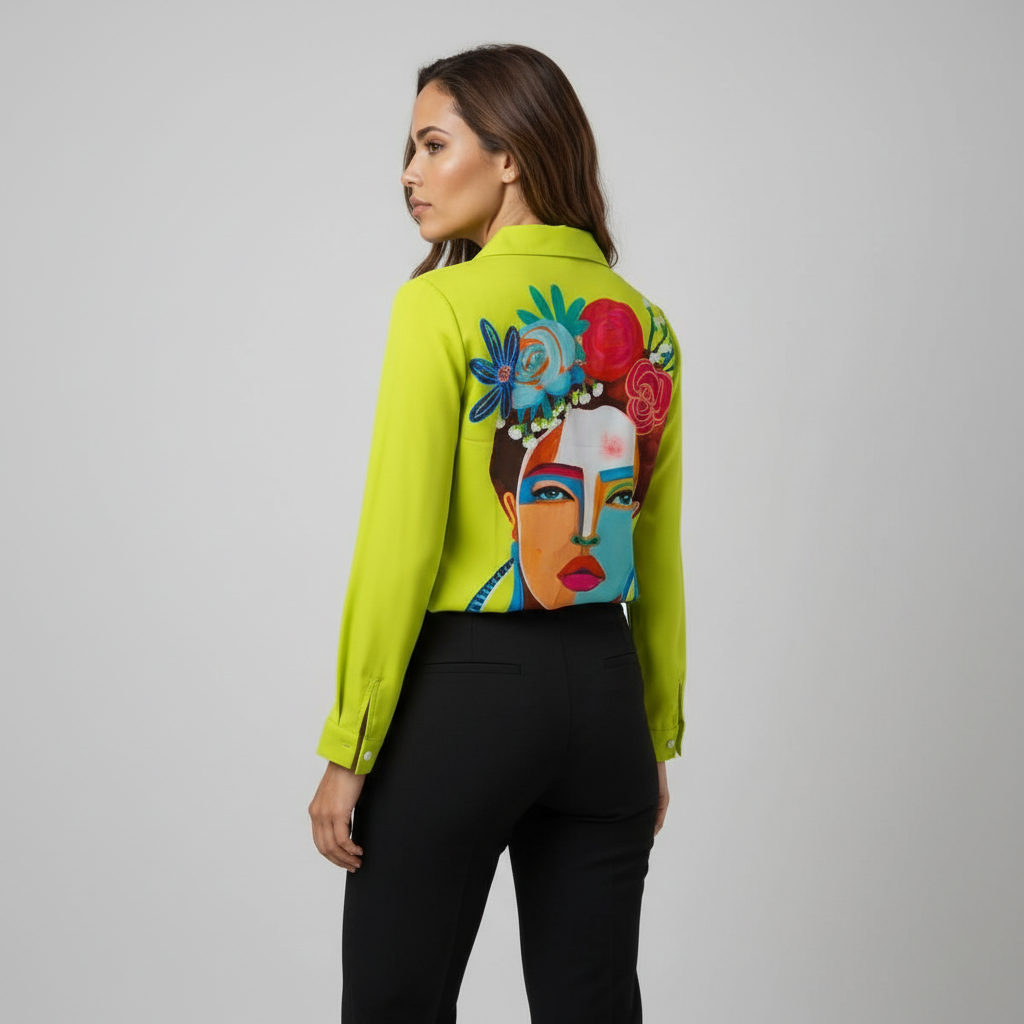 Yellow blouse