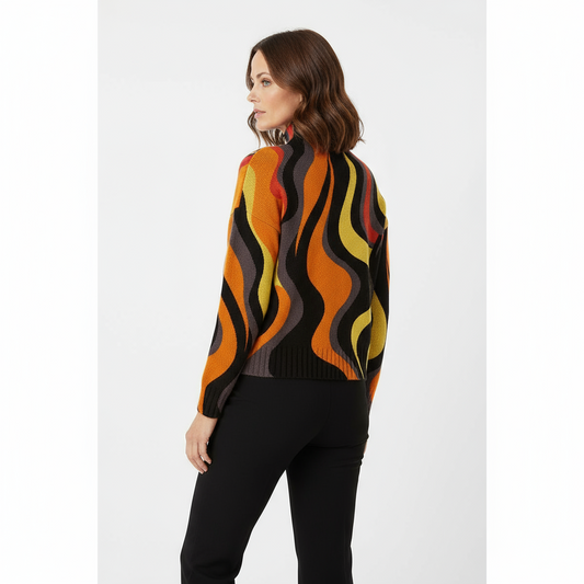 Striped bright sweater
