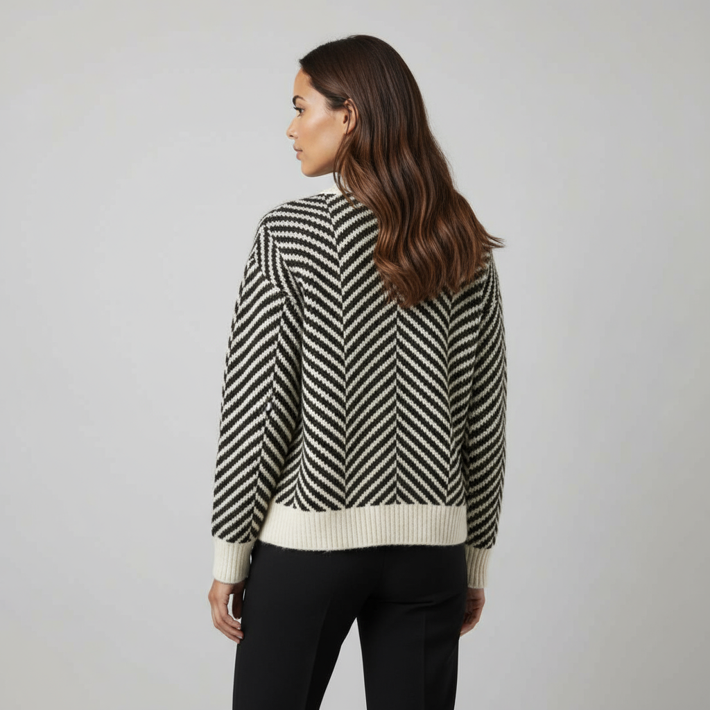Striped cardigan