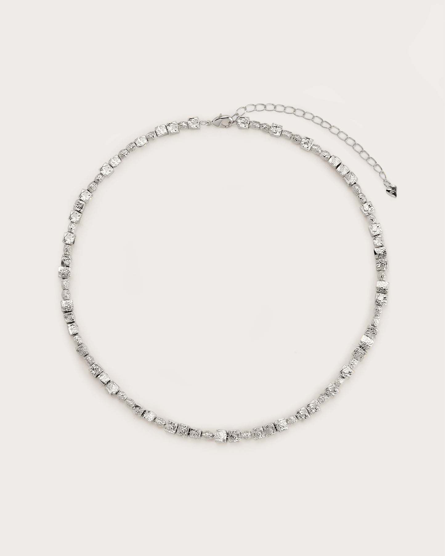 Textured Square Necklace