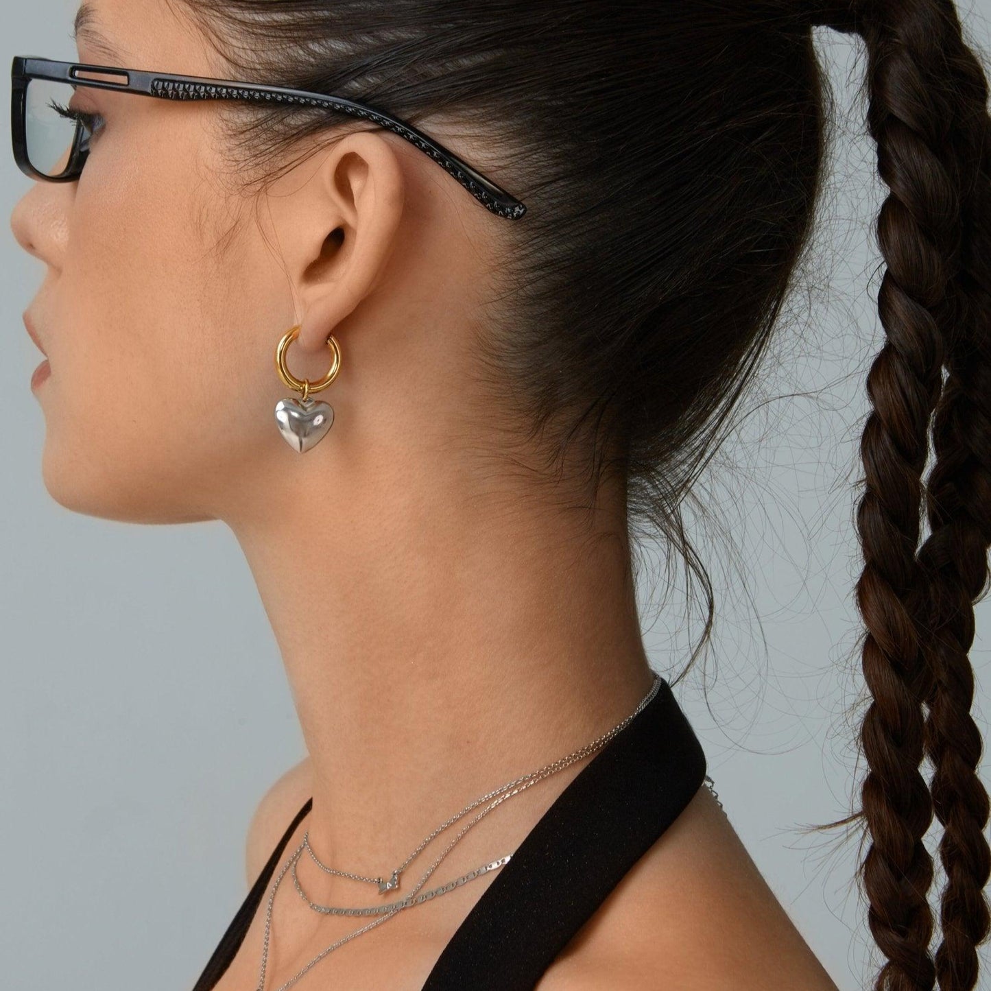 Audrey Heart Earrings