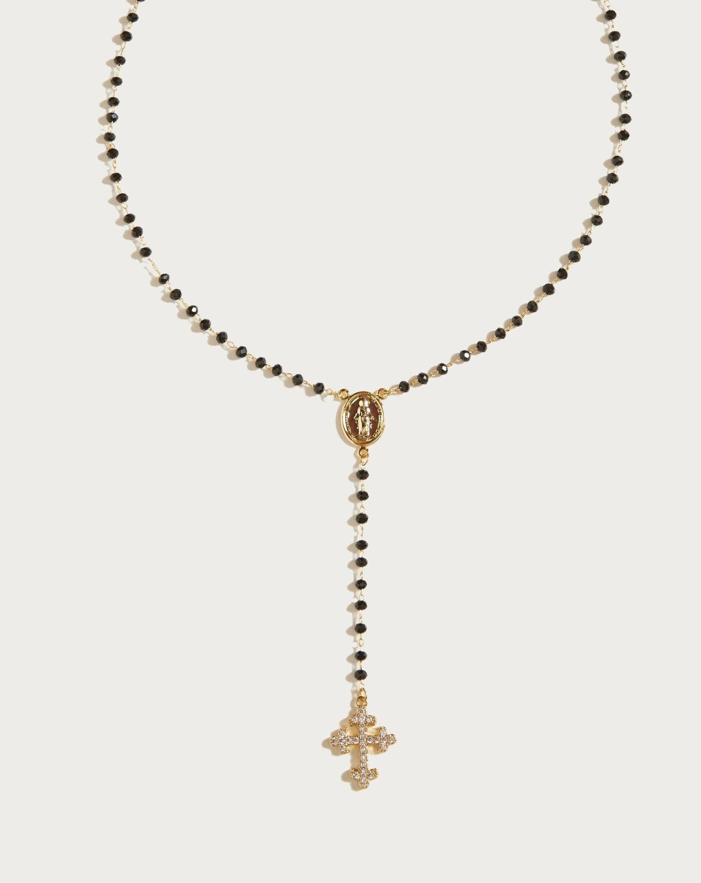 Beaded Lariat Necklace