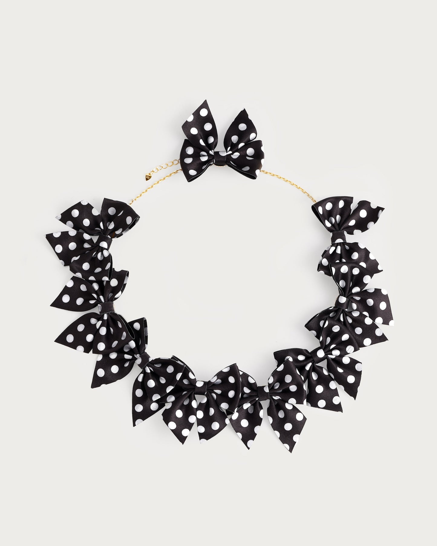 Black Bow Necklace