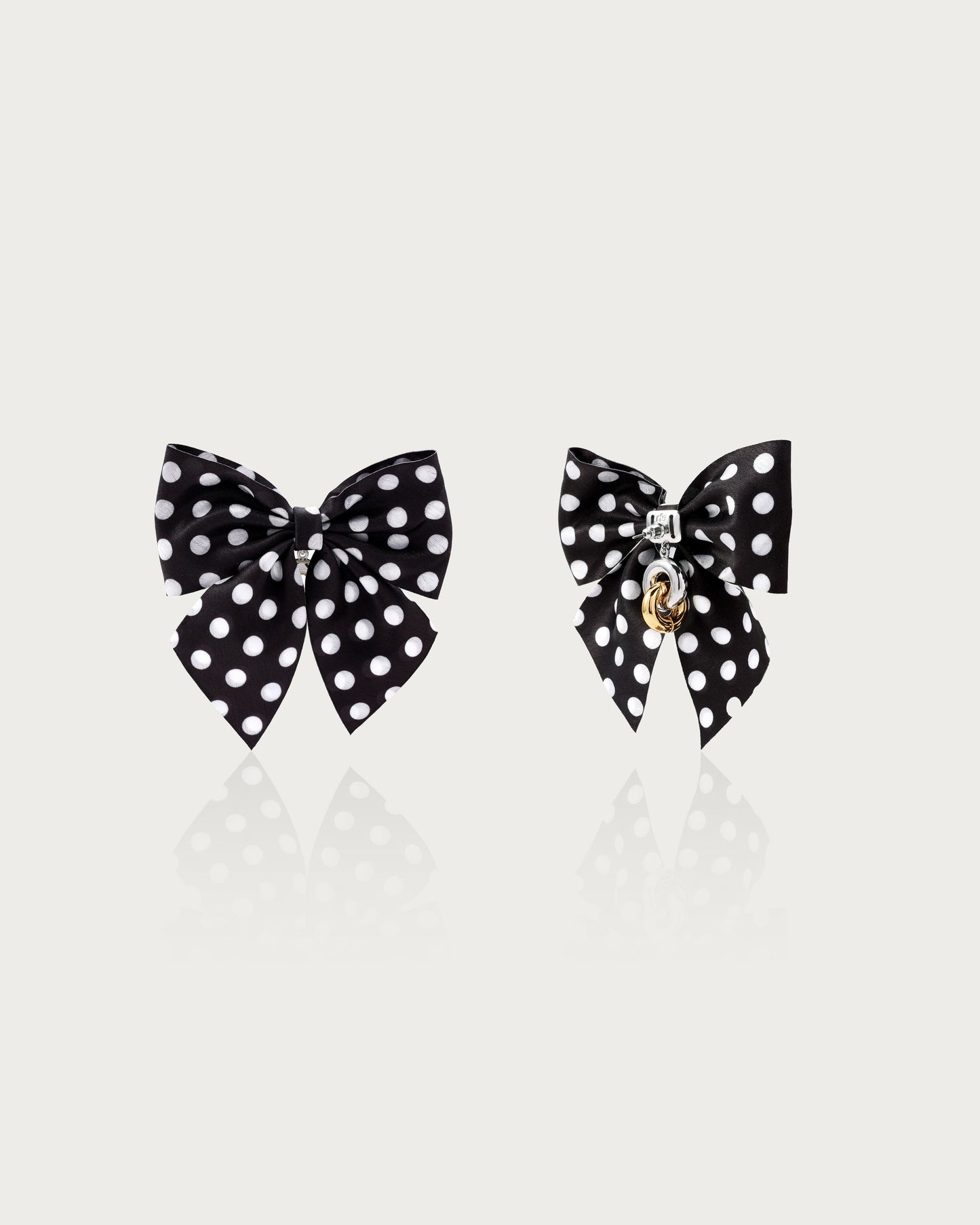 Black Bow Earrings