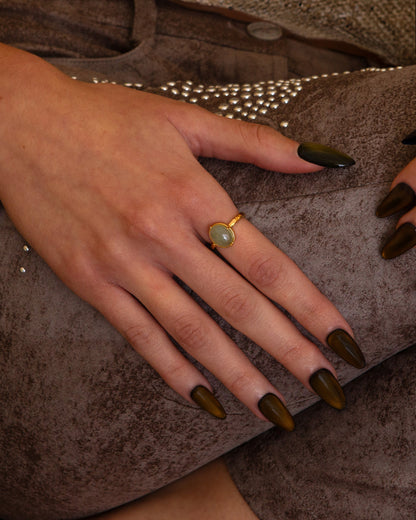Green Aventurine Ring