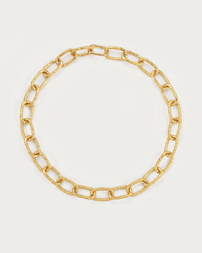 Chunky Textured Chain Necklace