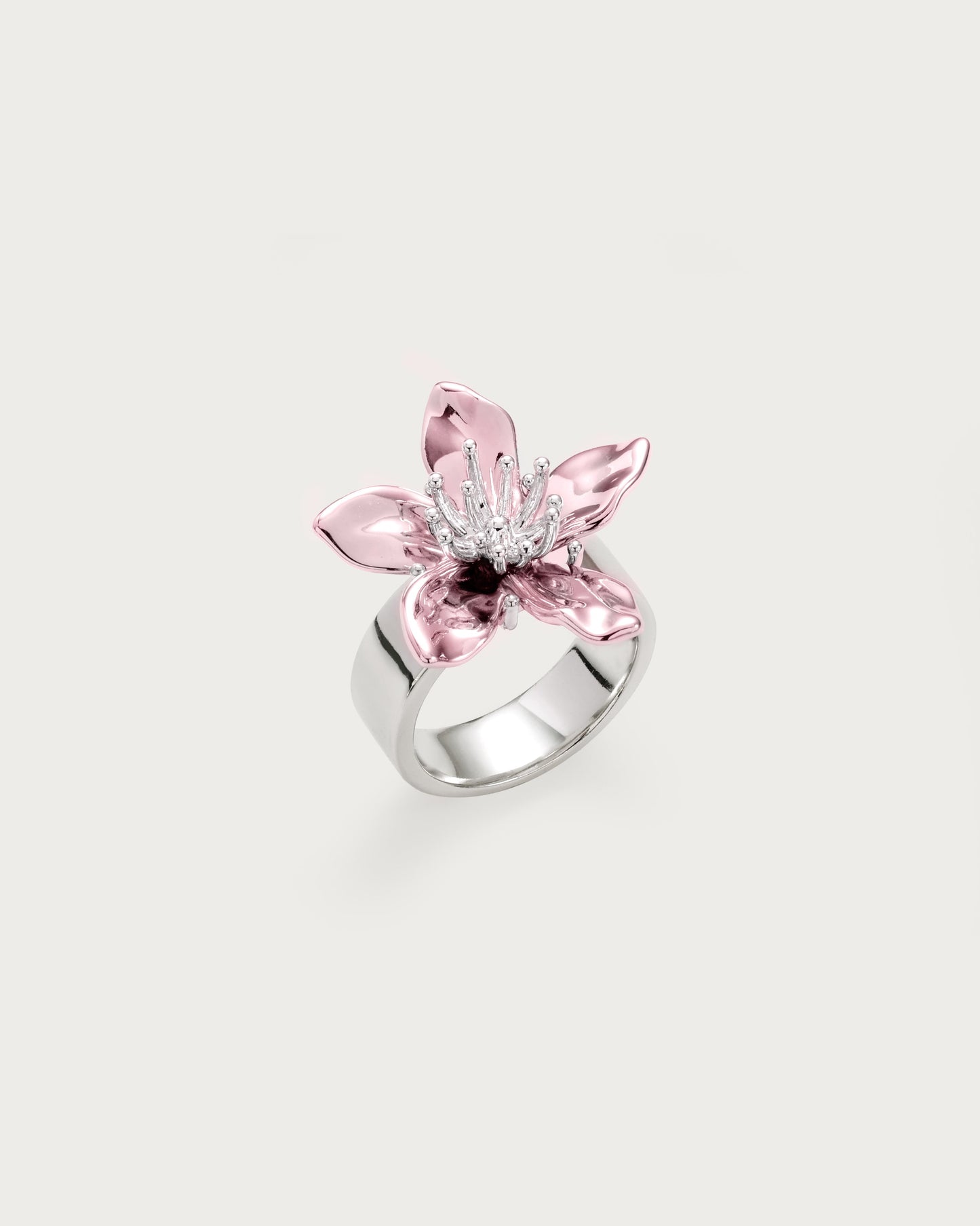 Flora Ring in Electric Pink