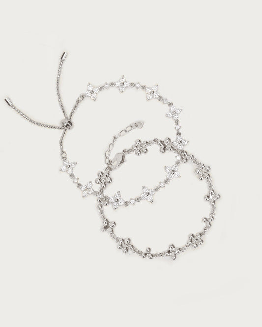 Hot Stuff Bracelet Set in Silver