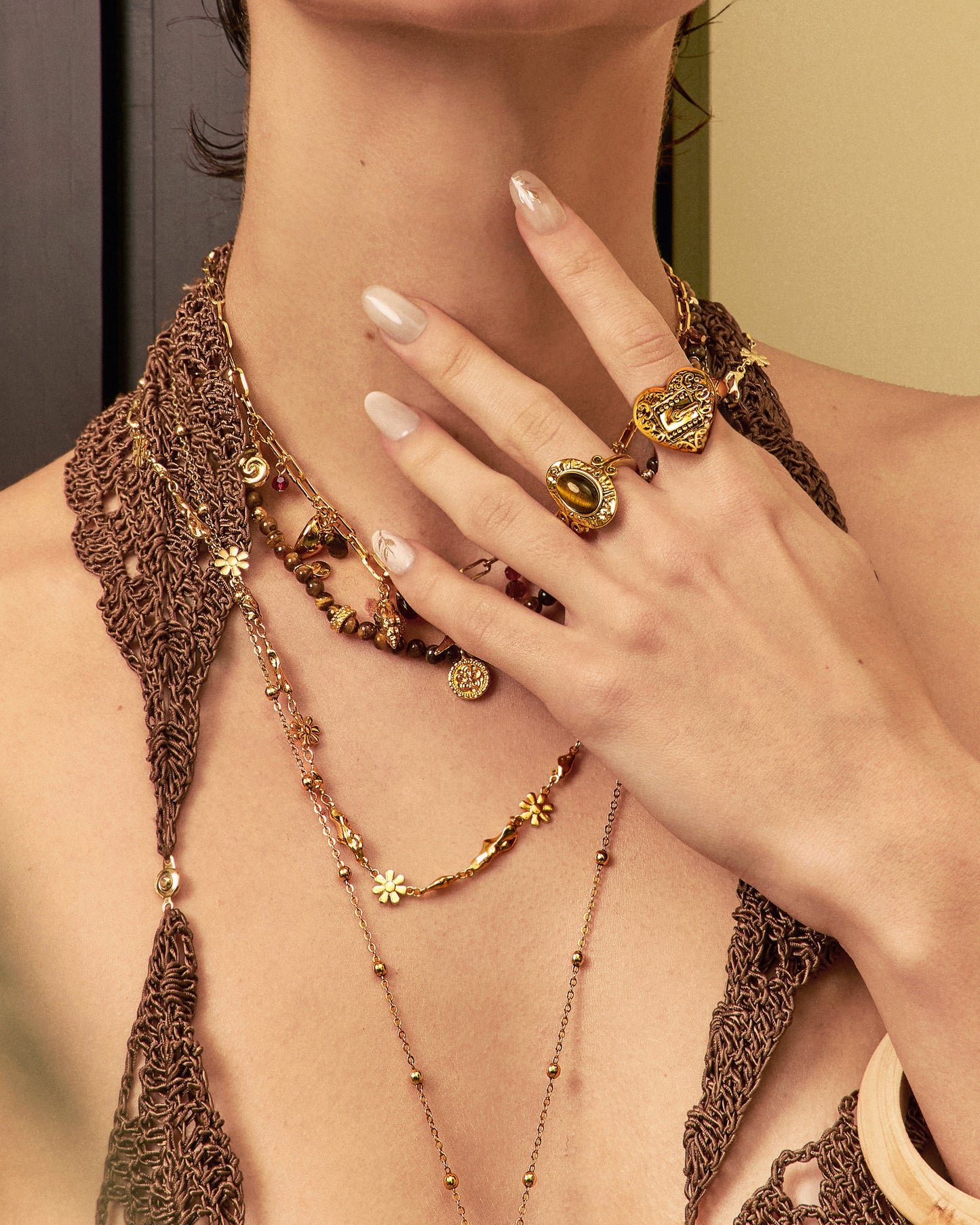 Belted Heart Ring