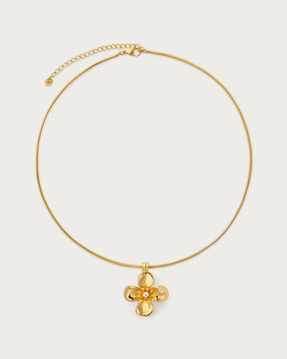 Cruz Flor Necklace