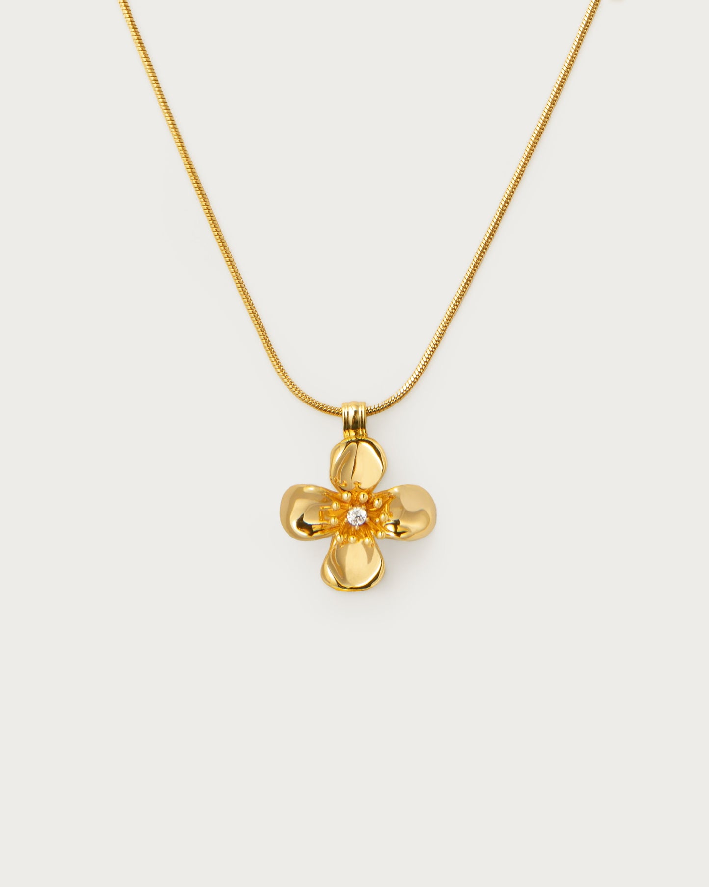 Cruz Flor Necklace