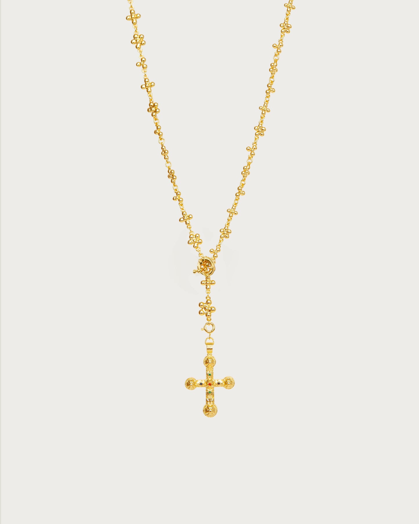 Daisy Molecule Chain in Silver