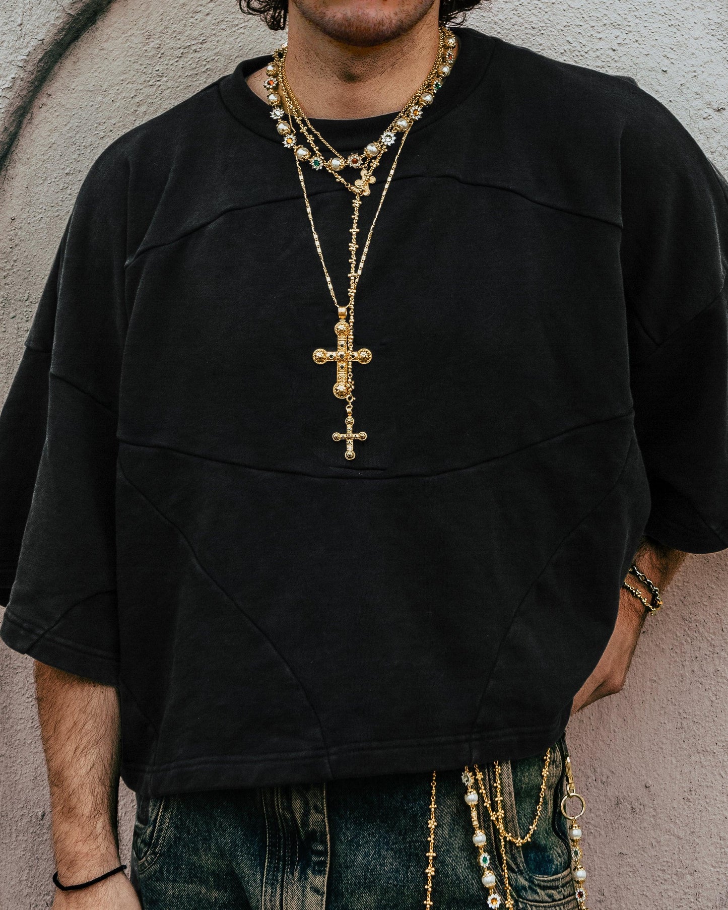 Daisy Pearl Necklace