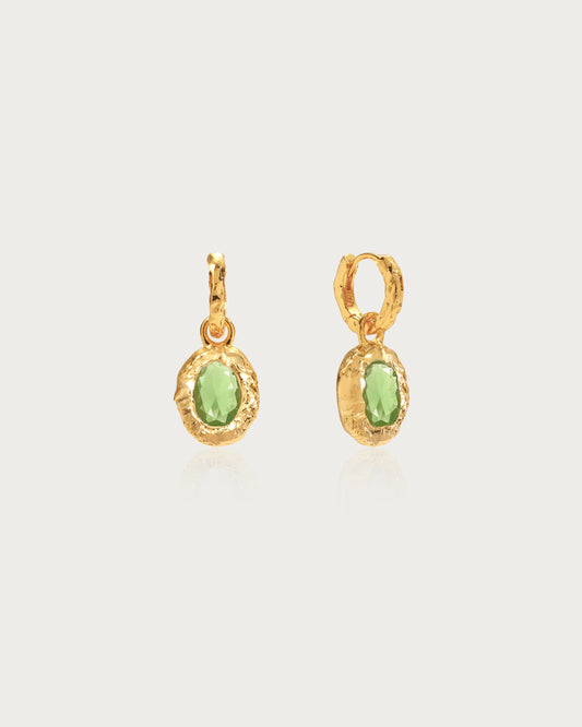 August Birthstone Earrings - Peridot