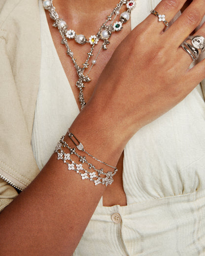 Hot Stuff Bracelet Set in Silver