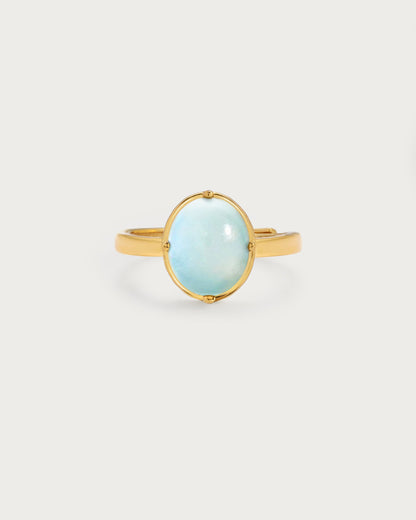 Aquamarine Ring in Silver