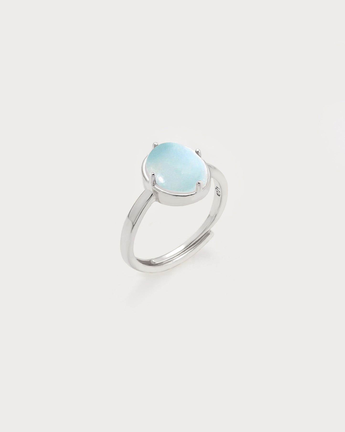 Aquamarine Ring in Silver