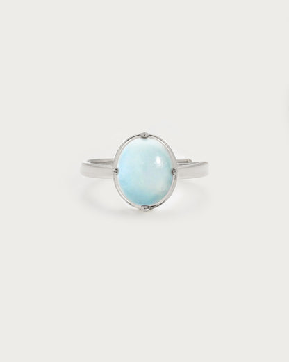 Aquamarine Ring in Silver