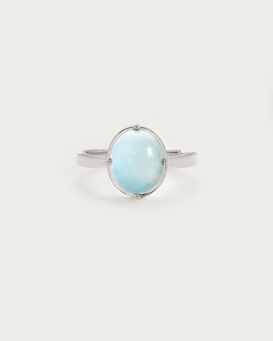 Aquamarine Ring in Silver