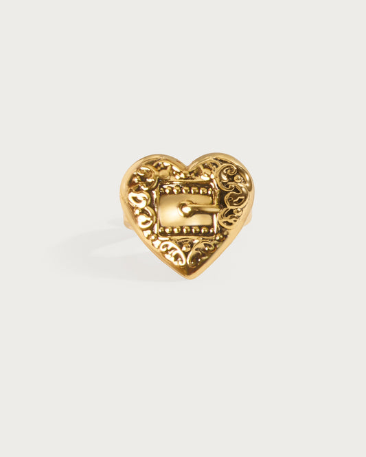 Belted Heart Ring
