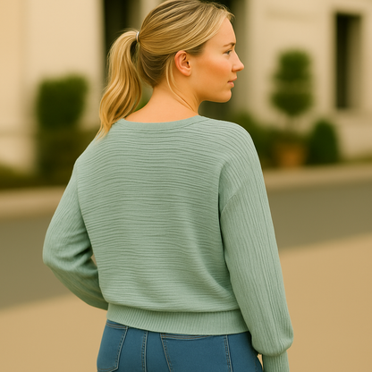 Sea Blue Sweater