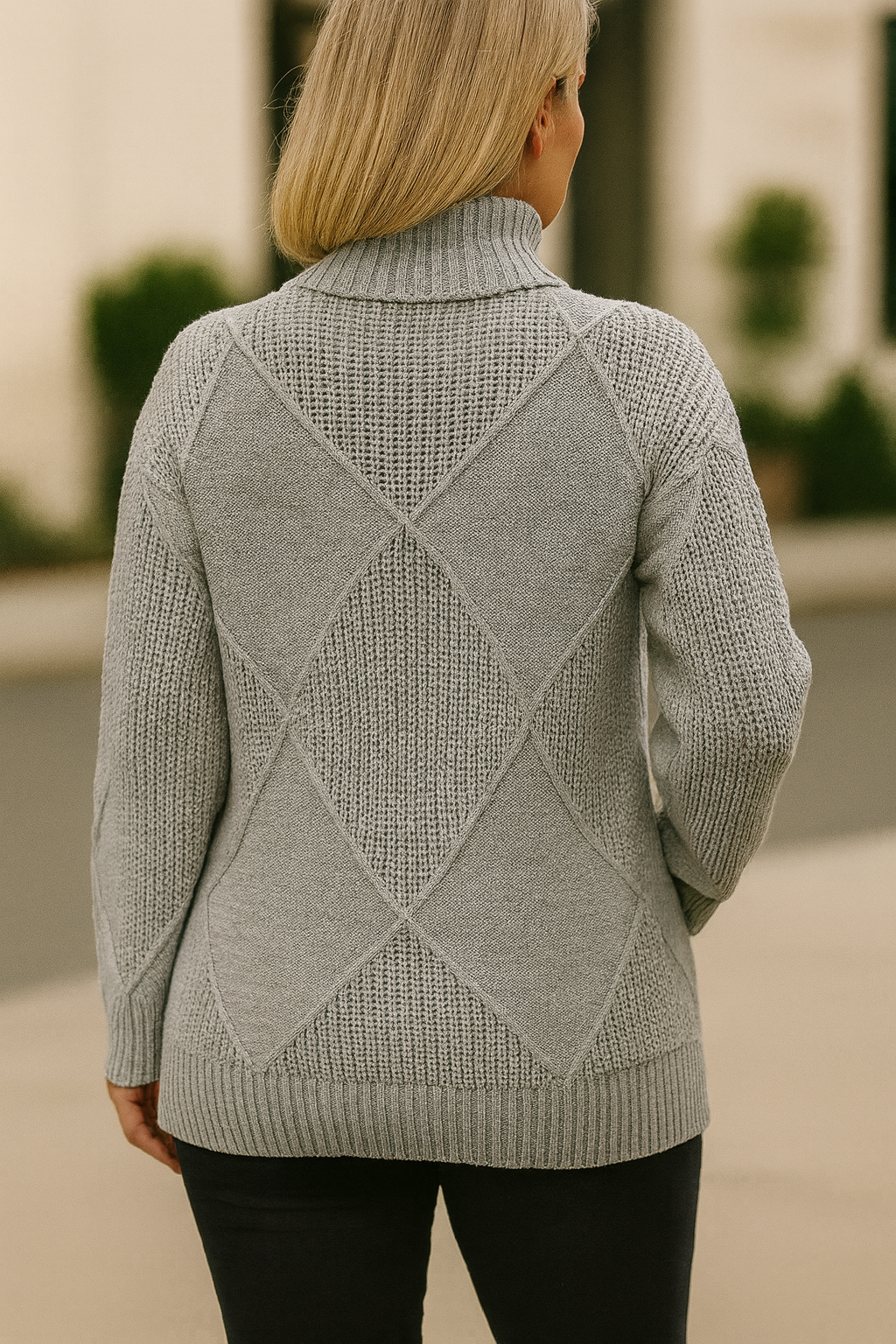Cable Turtle Sweater