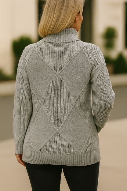 Cable Turtle Sweater