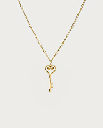 Eternal Love Lock Necklace in Silver