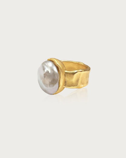 Gold Iris Ring