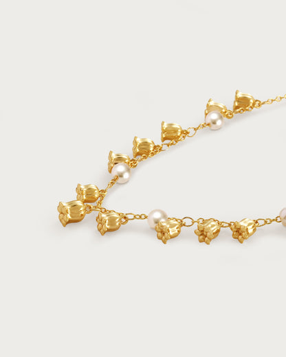 Lily of the Valley Pearl Choker