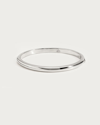 Dustlight Plain Bangle in Silver