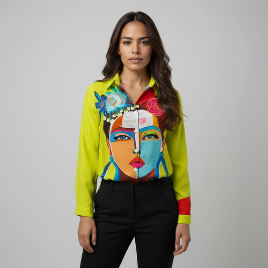 Yellow blouse