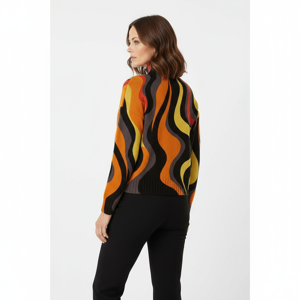 Striped bright sweater