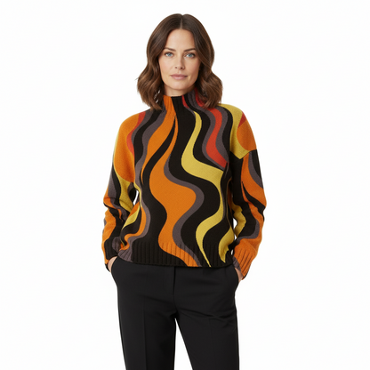 Striped bright sweater