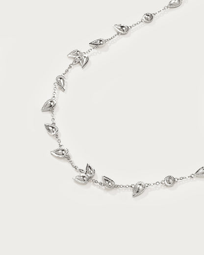 Petal Chain in Silver