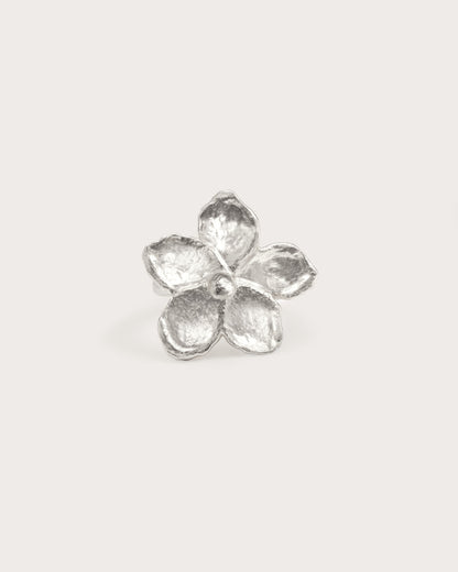 Gold Textured Floral Ring