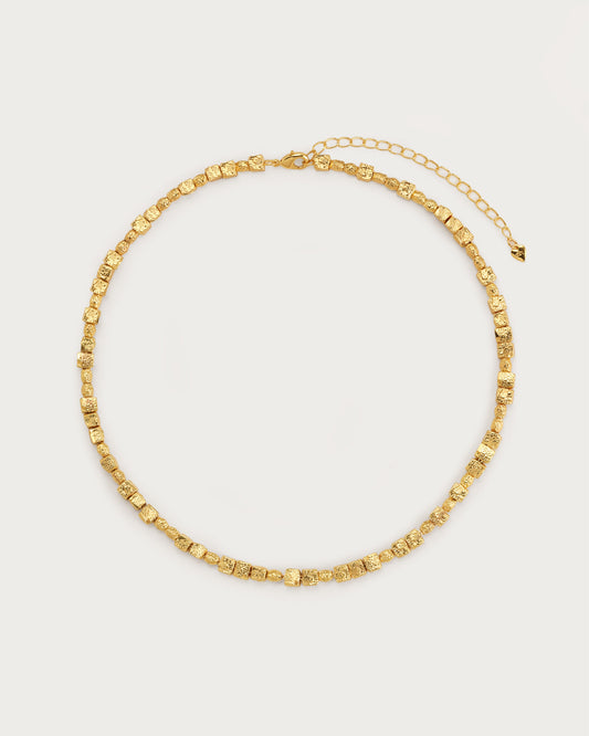 Textured Square Necklace