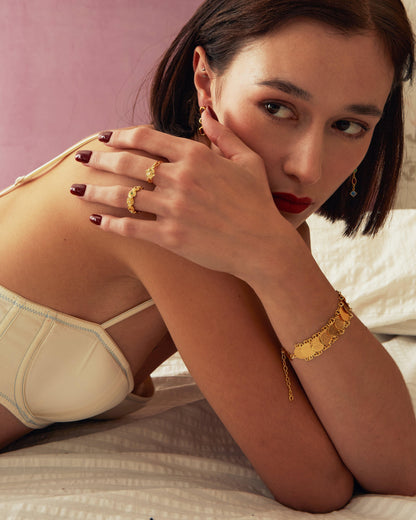 Gold Coin Bracelet