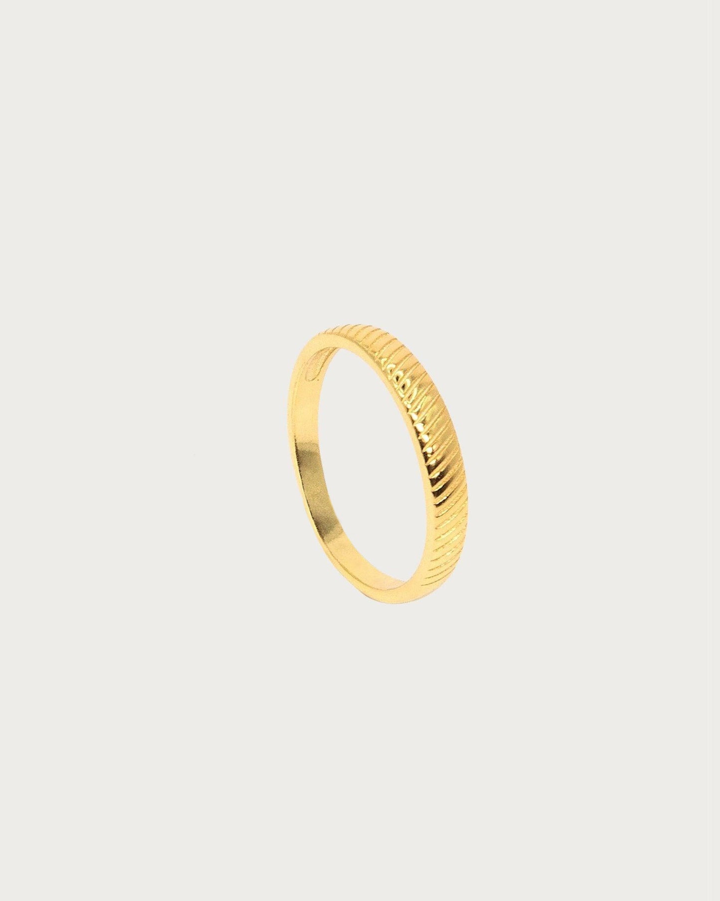 Gold Twill Ring