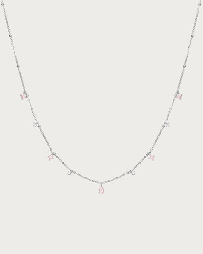Elysee Necklace in Pink